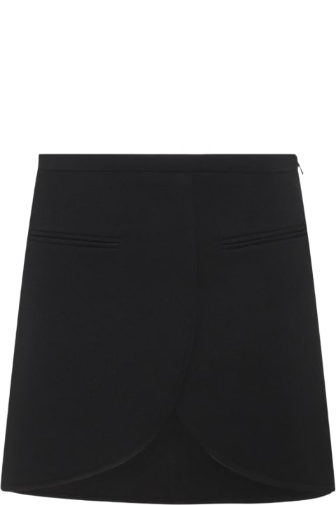 Skirts for Women Courrèges Black Mini Skirt
