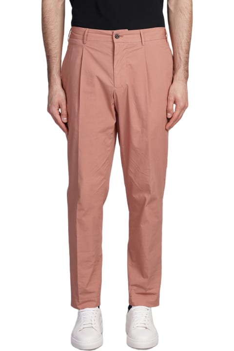メンズ Santanielloのボトムス Santaniello Pants In Rose-pink Cotton