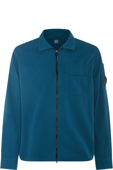 C.P. Company for Men C.P. Company Blue Cotton Shirt