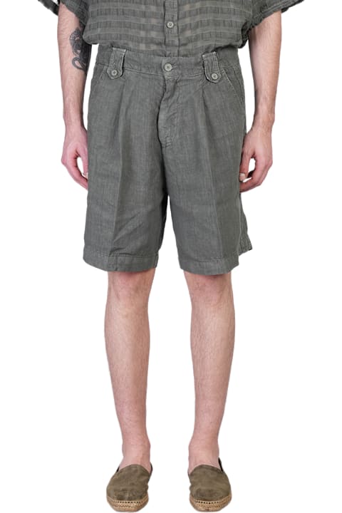 costumein Clothing for Men costumein Miaky B Shorts In Green Linen