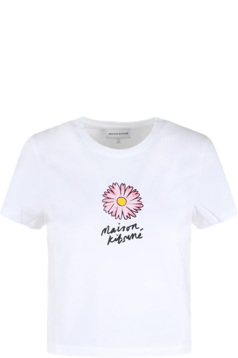 Fashion for Women Maison Kitsuné Floating Flower Baby T-shirt