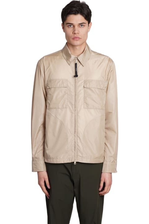 Aspesi Coats & Jackets for Men Aspesi Cam. Compton Light In Beige Polyamide