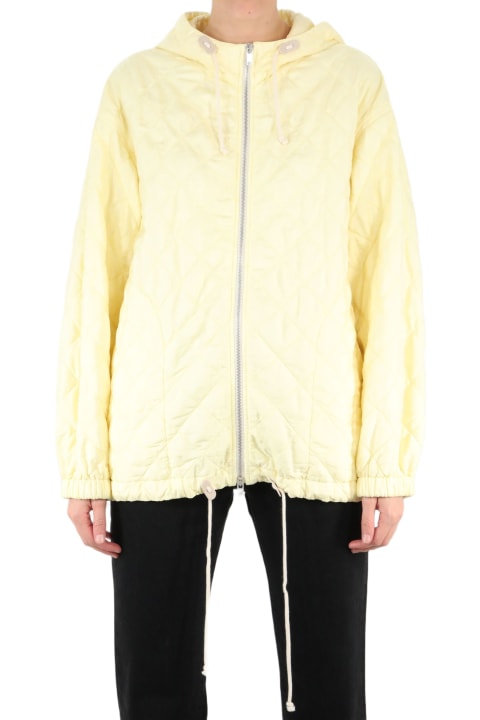 Fashion for Women Jil Sander Yellow Quilted Jacket
