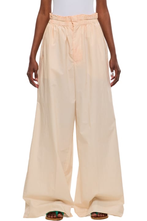 Quira Pants & Shorts for Women Quira Oversized Cotton Trousers