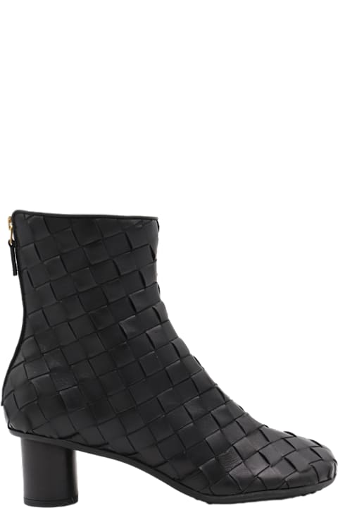 Bottega Veneta Boots for Women Bottega Veneta Black Leather Boots