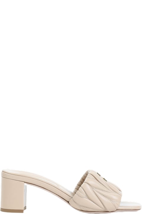 Shoes for Women Miu Miu Nappa Lamb Leather Sandals