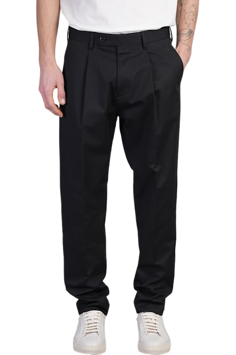 Paul Smith Pants for Men Paul Smith Pants In Black Cotton