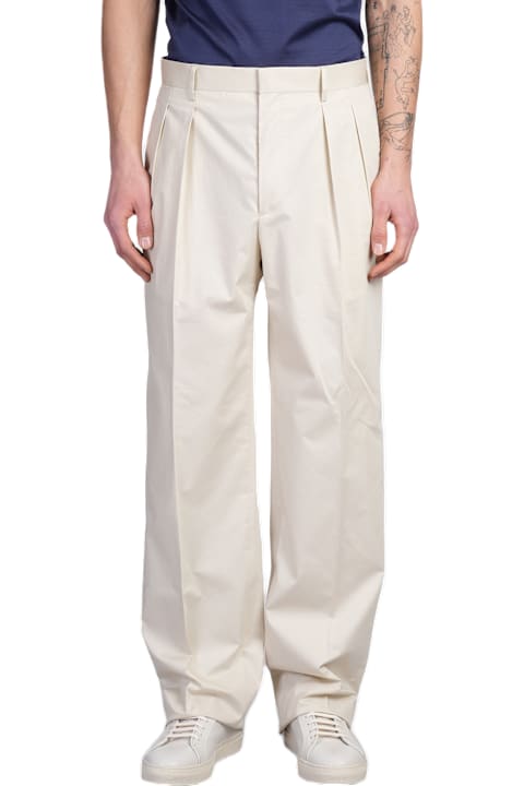 Tagliatore 0205 لـ Men Tagliatore 0205 Pants In Beige Cotton