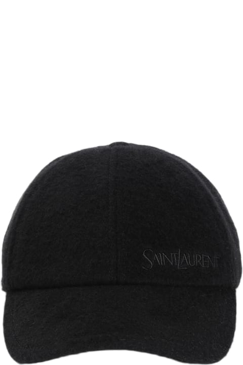 Homeware Saint Laurent Vintage Logo Embroidered Baseball Cap