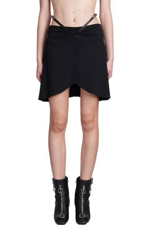Clothing for Women Courrèges Skirt In Black Viscose