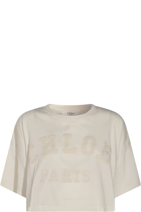 Tシャツ・カットソー CHLOE T-SHIRTS COCONUT MILK 28684350_59810586_600.jpg