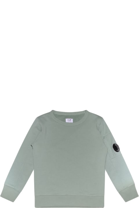 C.P. Company Sweaters & Sweatshirts for Boys C.P. Company Green Cotton Sweatshirt