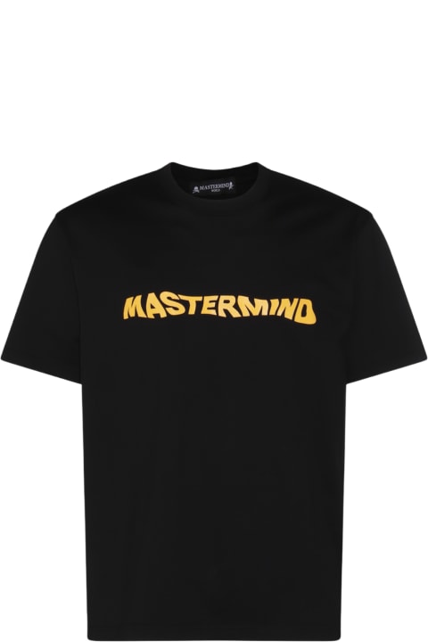 Mastermind Japan Women Mastermind Japan Black And Yellow Cotton T-shirt