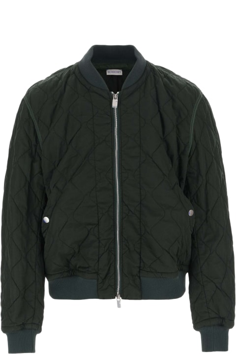 Coats & Jackets for Men Burberry Quilted Nylon Bomber Jacket