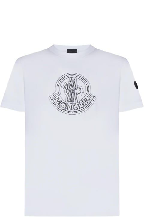 Homeware Moncler Logo Cotton T-shirt