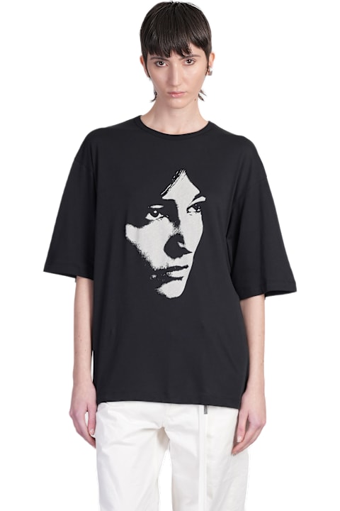 Homeware Ann Demeulemeester Aga T-shirt In Black Cotton