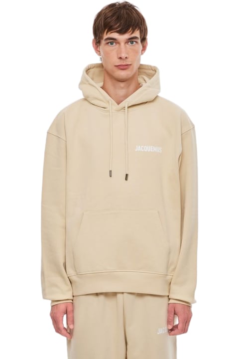 Fashion for Women Jacquemus Hoodie With Contrasting Logo Print In Cotton Man