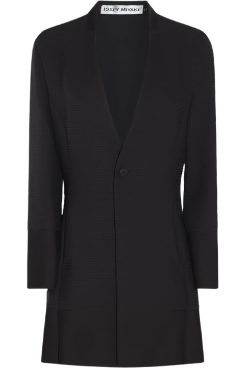 Issey Miyake Coats & Jackets for Women Issey Miyake Black Blazer