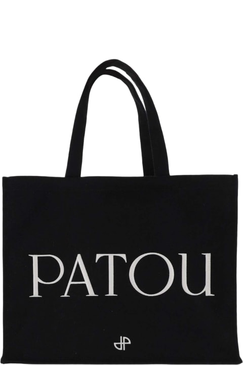 Patou for Women Patou Large Cotton Canvas Tote Bag