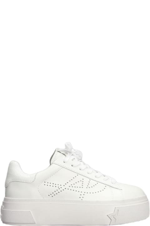 Ash Shoes for Women Ash Santana Sneakers In White Leather