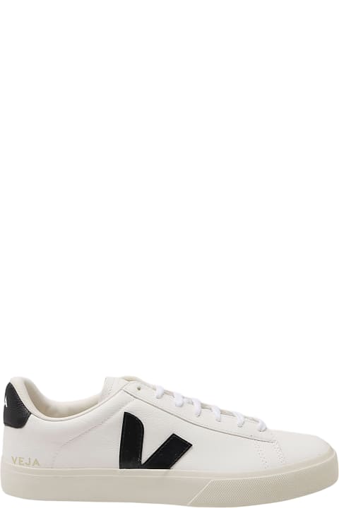 Veja Sneakers for Women Veja Extra White And Black Faux Leather Campo Sneakers