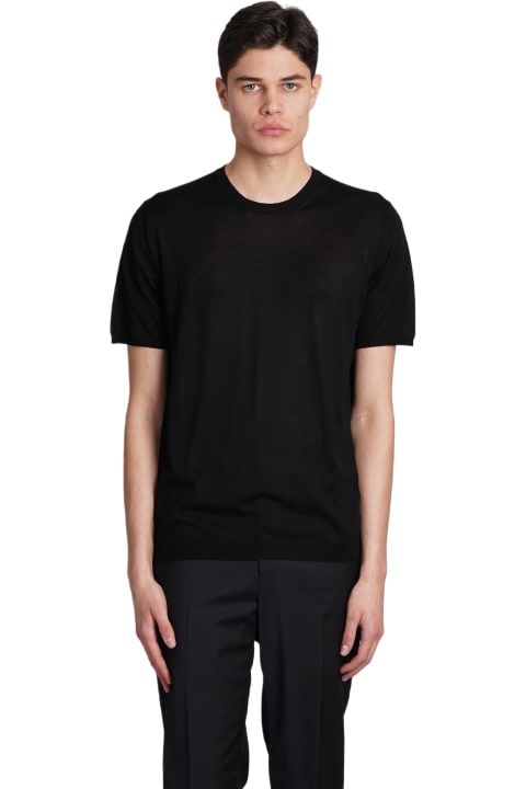 Roberto Collina for Men Roberto Collina T-shirt In Black Silk
