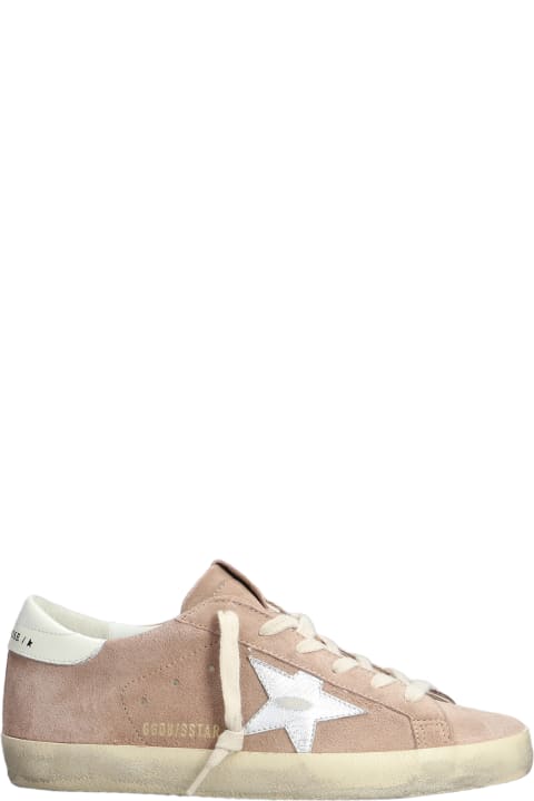 Golden Goose Shoes for Women Golden Goose Superstar Sneakers In Rose-pink Suede