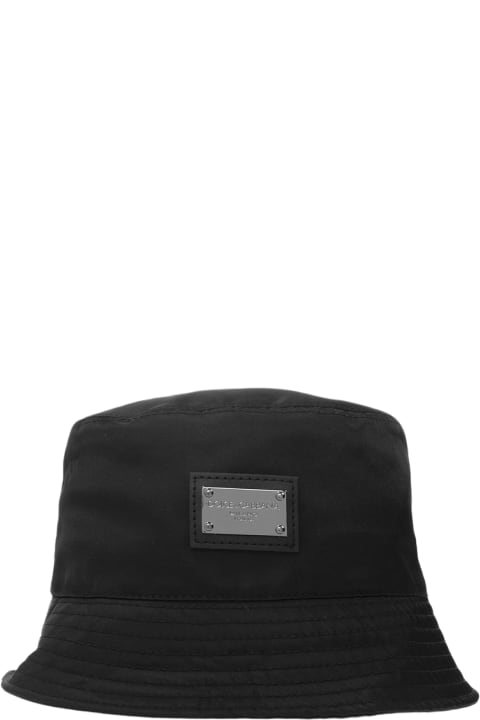 Dolce & Gabbana Hats for Men Dolce & Gabbana Dolce & Gabbana Bucket Hat With Logo