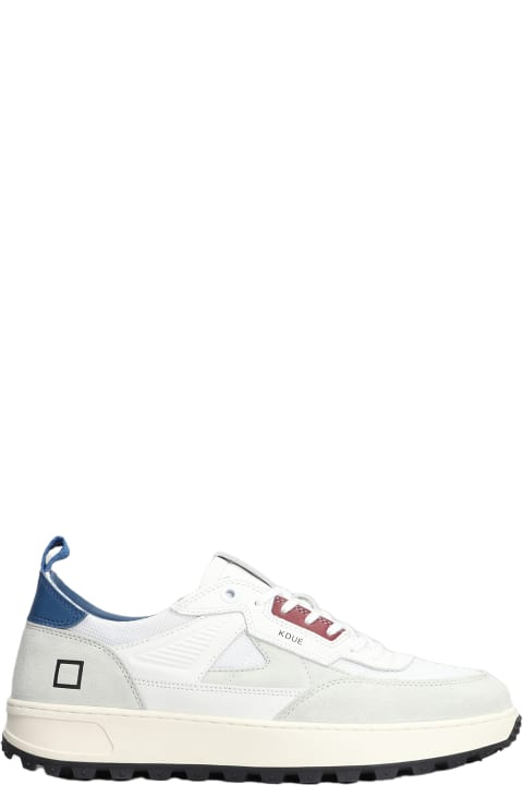 D.A.T.E. Sneakers for Women D.A.T.E. Kdue Sneakers In White Leather And Fabric
