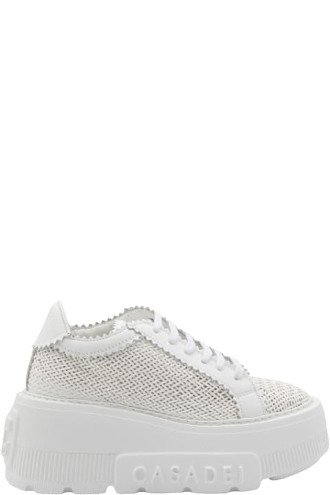 Casadei White Leather Nexus Hanoi Sneakers