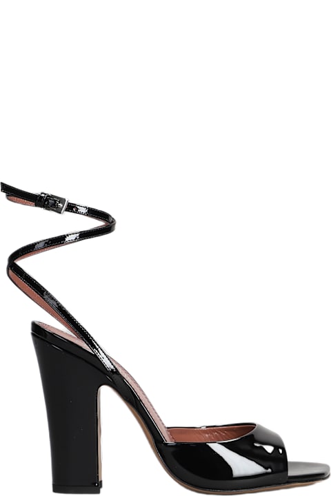 Paris Texas Lara Sandal 100 Sandals In Black Patent Leather