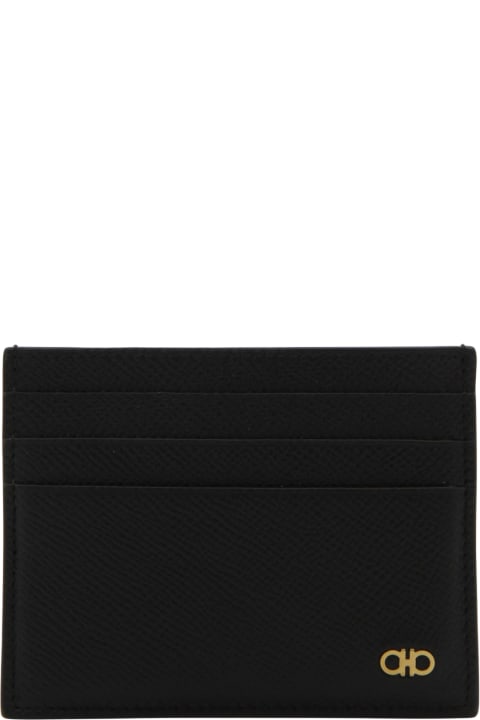 Fashion for Men Ferragamo Black Leather Cardholder