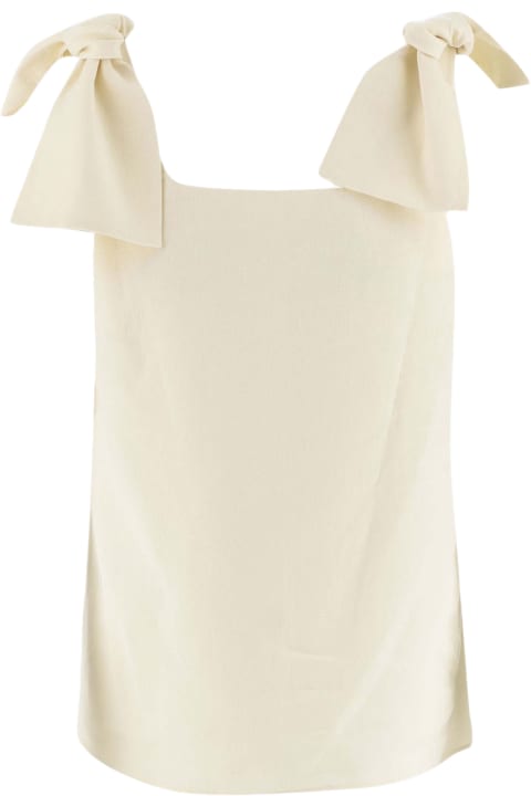 Topwear for Women Chloé Tank Top With Bow On The Straps
