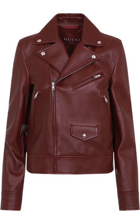 Coats & Jackets for Women Gucci Leather Jacket
