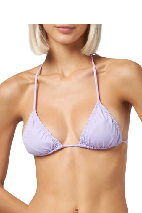أدوات منزلية MC2 Saint Barth Woman Lilac Classic Triangle Top Swimsuit Nilly