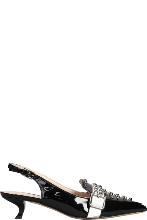 Alchimia High-Heeled Shoes for Women Alchimia Pumps In Black Patent Leather