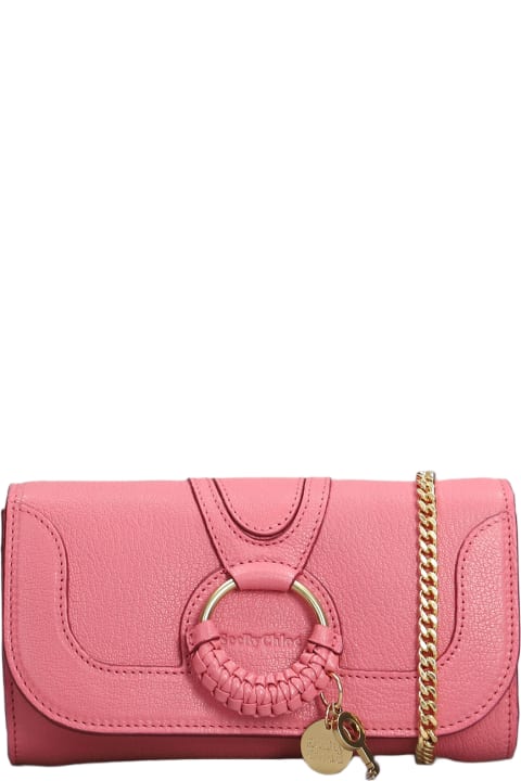 See by Chloé Wallets for Women See by Chloé Hana Wallet In Rose-pink Leather