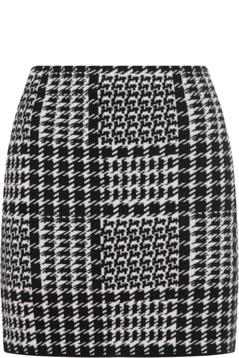 TwinSet for Kids TwinSet Black And White Viscose Skirt
