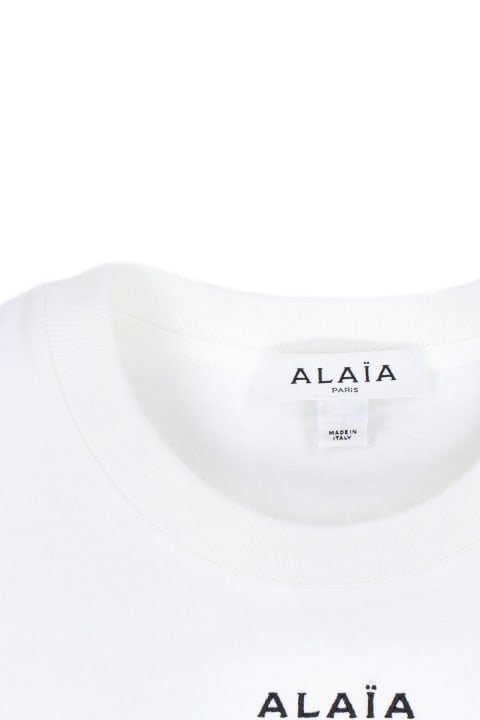 Alaia Topwear for Women Alaia Logo T-shirt