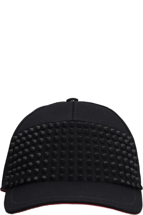 Hats for Men Christian Louboutin Hats In Black Cotton
