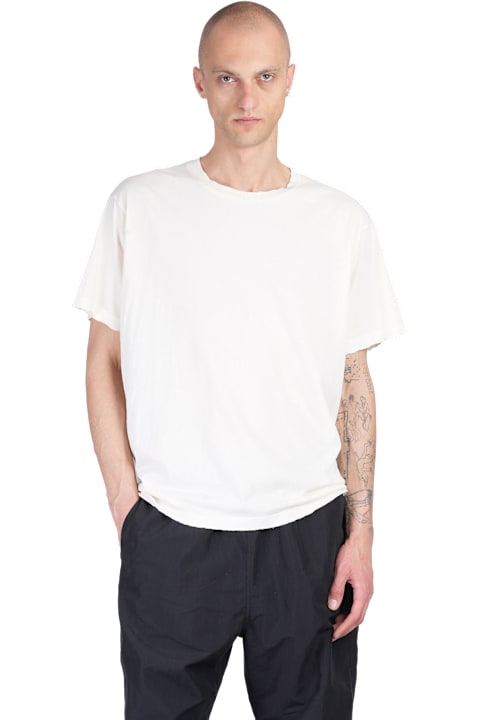 John Elliott Clothing for Men John Elliott T-shirt In Beige Cotton
