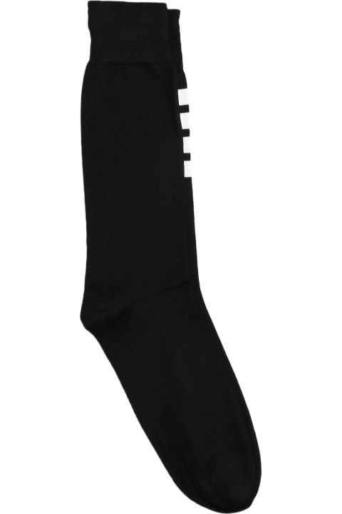 Thom Browne Underwear for Men Thom Browne Socks In Black Cotton