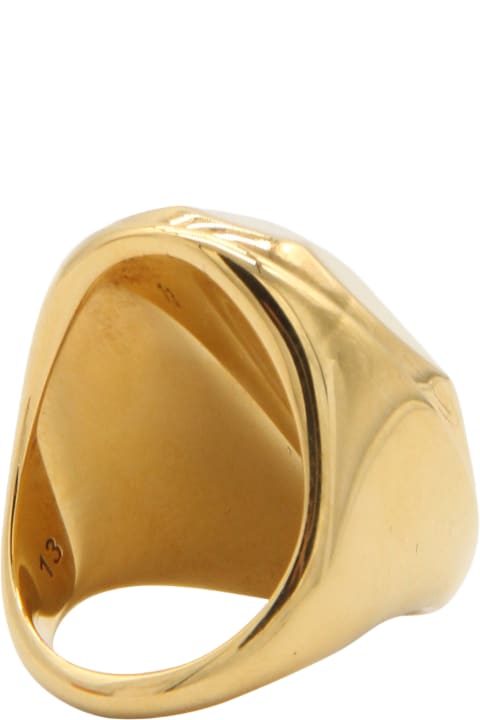 Alexander McQueen Rings for Women Alexander McQueen Brass Ring