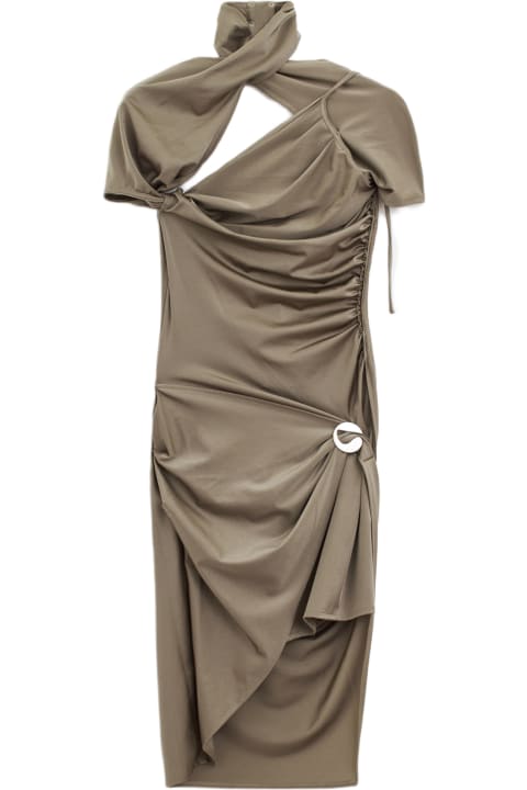 Coperni Dresses for Women Coperni Asymmetric Draped Dress