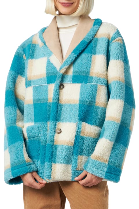 Homeware MC2 Saint Barth Woman Reversible Shearling Jacket