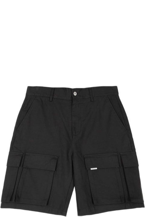 REPRESENT Pants for Men REPRESENT Baggy Cotton Cargo Short Black cotton baggy cargo shorts - Baggy Cotton Cargo Short