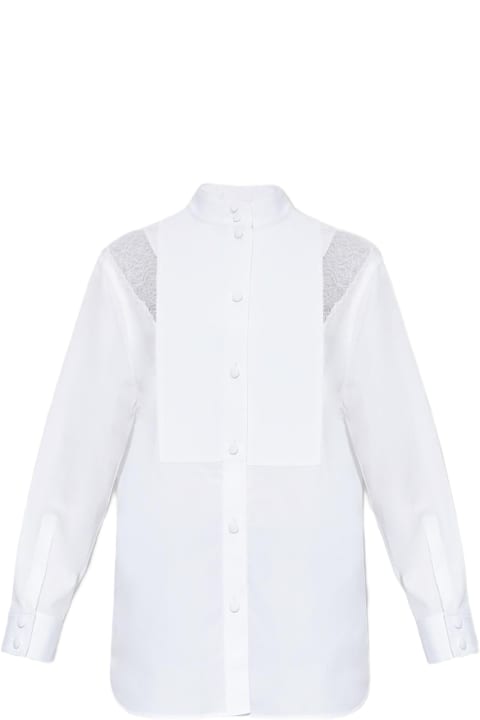 Burberry Sale for Women Burberry Shirt With Lace Inserts