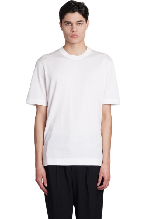 Zegna for Men Zegna T-shirt In White Cotton