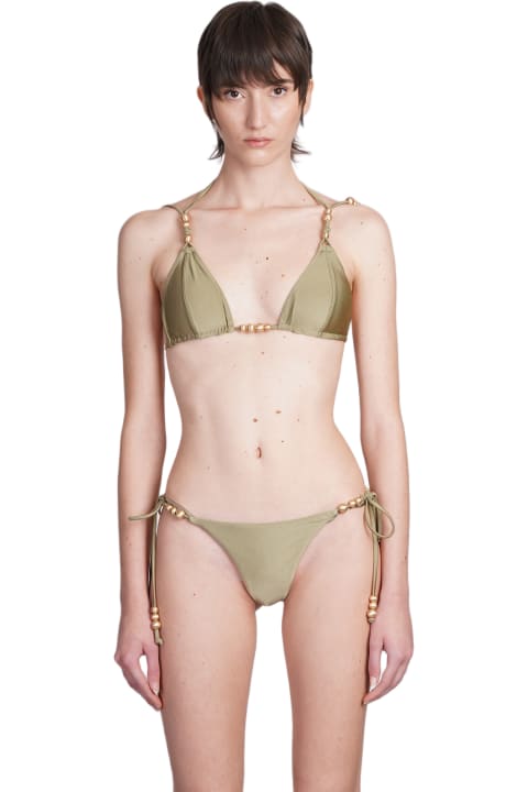 Cult Gaia Swimwear for Women Cult Gaia Amaris Beachwear In Green Polyamide