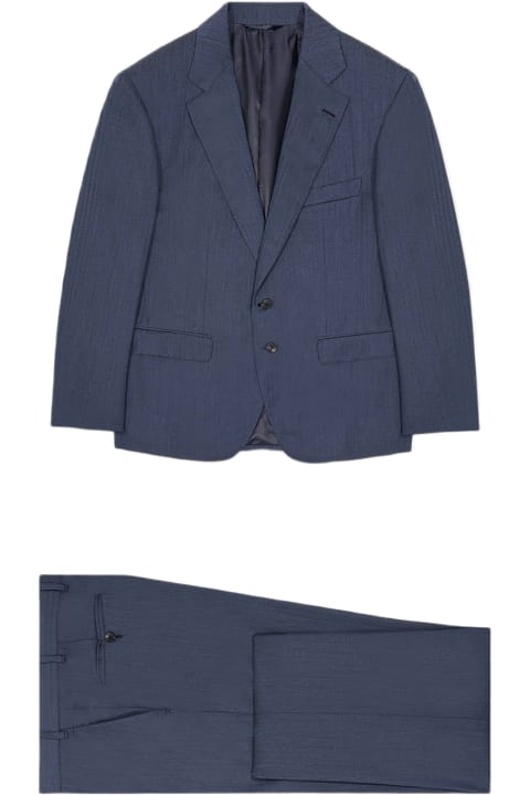 Homeware Larusmiani Single-breasted Wool Suit Seul Suit